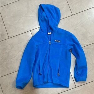 Columbia Kids Blue Fleece Hoodie Youth S (8)